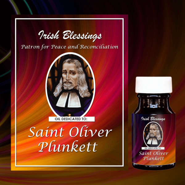 Oil Dedicated to St Oliver Plunkett (Patron for Peace and Reconciliation)
