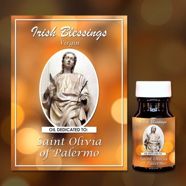 Oil Dedicated to St Olivia of Palermo (Virgin)