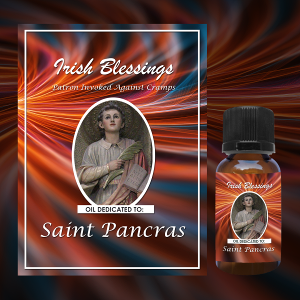 Oil dedicated to St Pancras Patron Invoked Against Cramps
