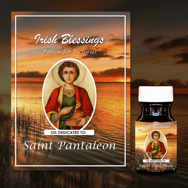 Oil Dedicated to St Pantaleon 2 (Patron for Victories)
