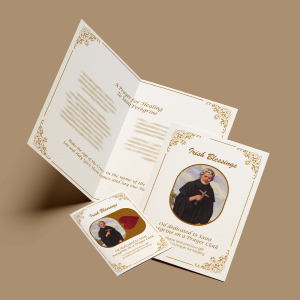 Saint Peregrine - Prayer Cloth Card