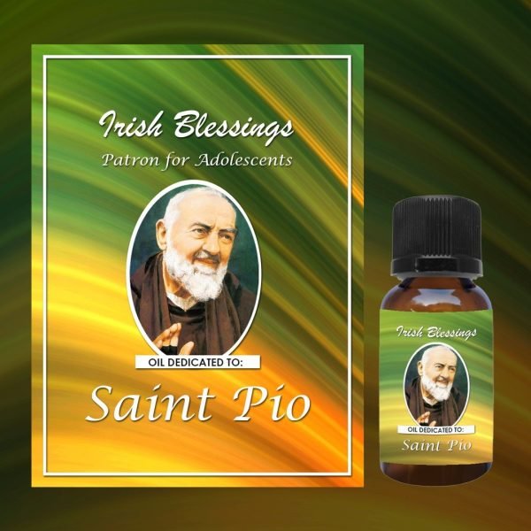 Oil dedicated to St Pio (Patron for Adolescents)