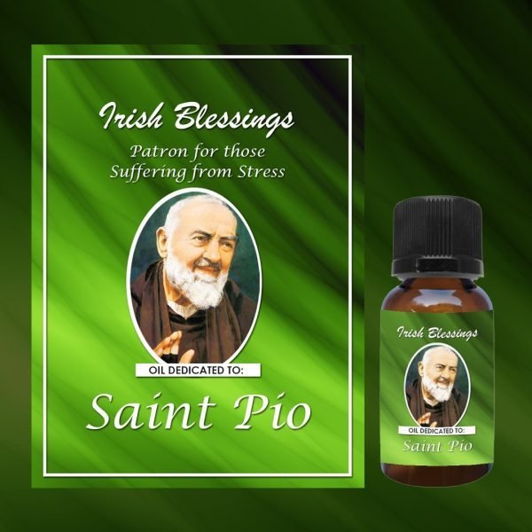 Oil Dedicated to St Pio (Patron for those Suffering from Stress)