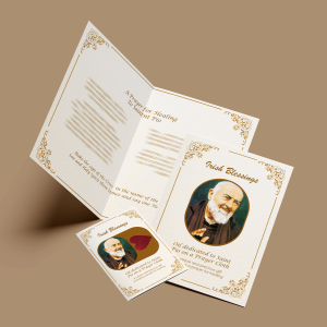 Saint Pio Prayer - Cloth Card