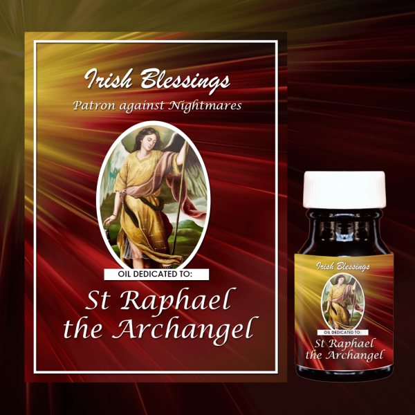 Oil Dedicated to St Raphael the Archangel 7 (Patron against Nightmares)