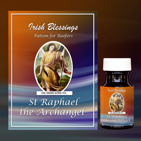Oil Dedicated to St Raphael the Archangel 6 (Patron for Roofers)