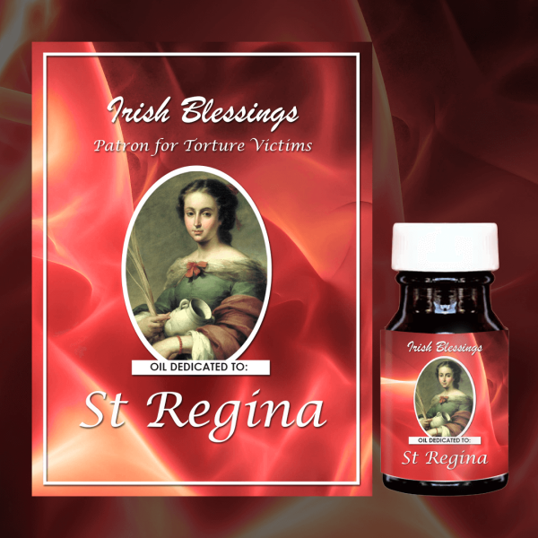 Oil Dedicated to St Regina 2 (Patron for Torture Victims)