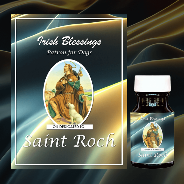 Oil Dedicated to St Roch 2 (Patron for Dogs)