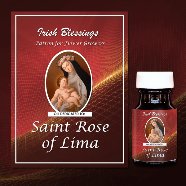 St Rose of Lima Healing Oil 3 (Patron for Flower Growers)