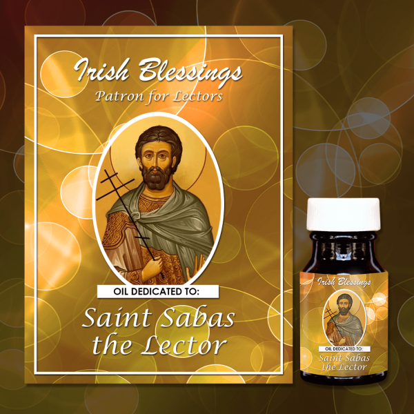 Oil Dedicated to St Sabas the Lector (Patron for Lectors)
