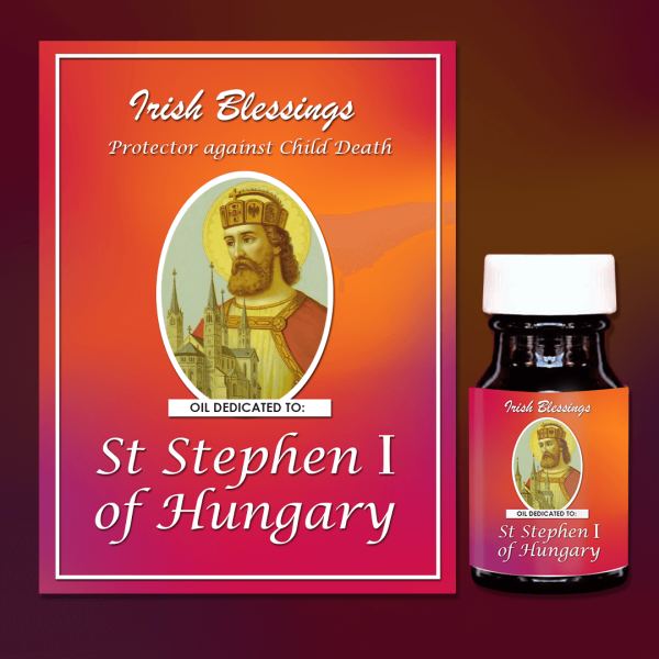 St Stephen I of Hungary Healing Oil (Protector against Child Death)