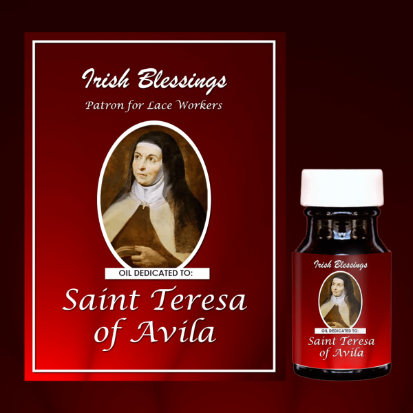 Oil Dedicated to St Teresa of Avila 4 (Patron for Lace Workers)