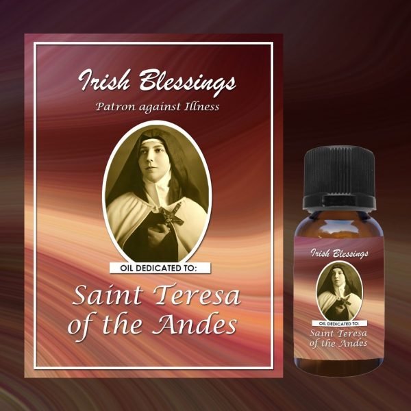 Oil dedicated to St Teresa of the Andes (Patron against Illness)
