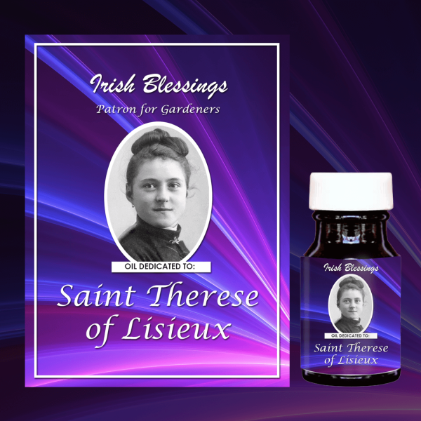 Oil Dedicated to St Theresa of Lisieux (Patron for Gardeners)