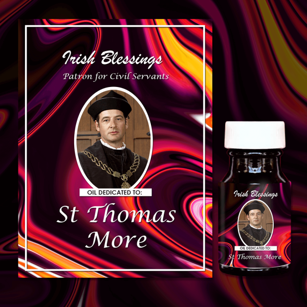 St Thomas More Healing Oil 3 (Patron for Civil Servants)