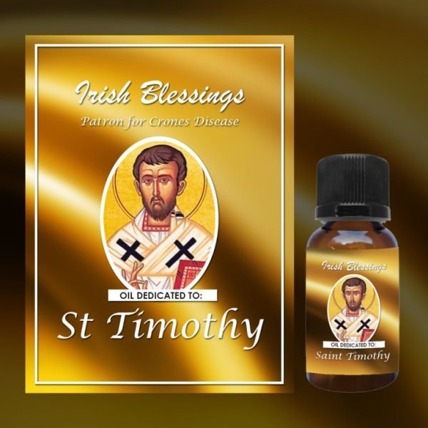 Oil dedicated to St Timothy 1 (Patron for crones disease)
