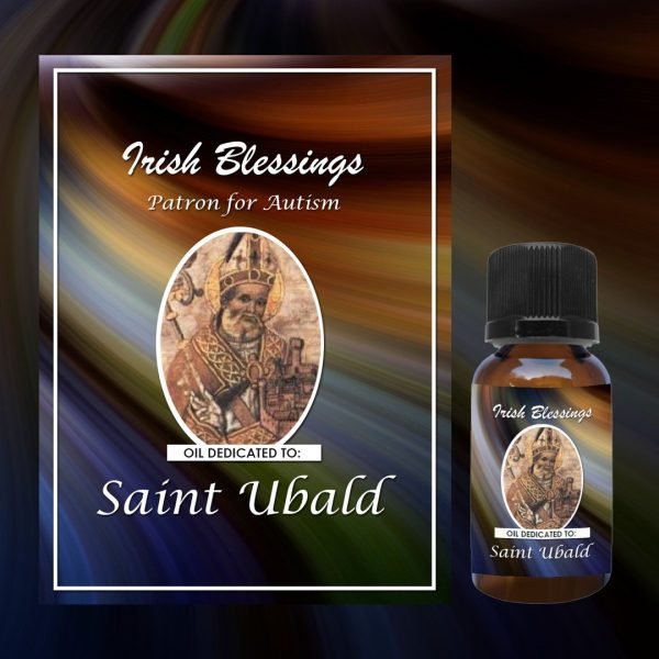 Oil Dedicated to St Ubald Baldassini (Patron for Autism)