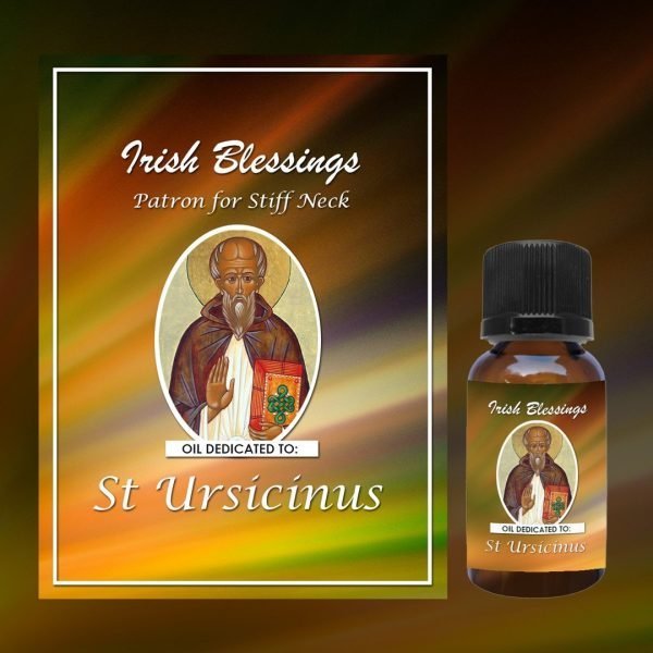 Oil Dedicated to St Ursicinus (Patron for Stiff Neck)