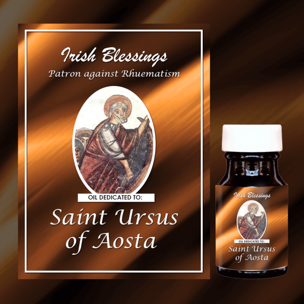 Oil Dedicated to St Ursus of Aosta 2 (Patron against Rheumatism)