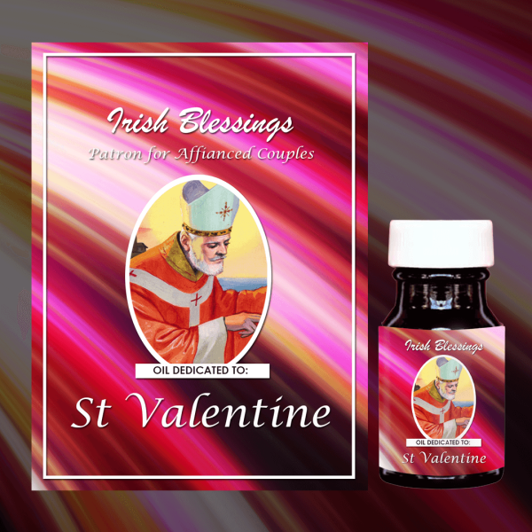 Oil Dedicated to St Valentine 2 (Patron for Affianced Couples)