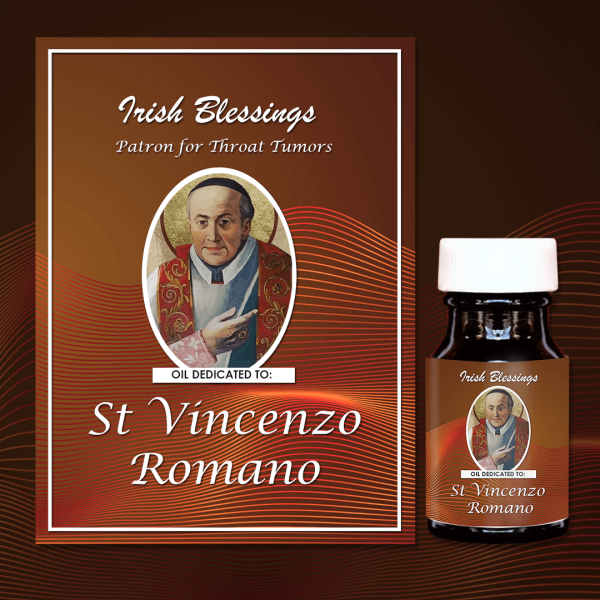 St Vincenzo Romano Healing Oil (Patron for Throat Tumors)