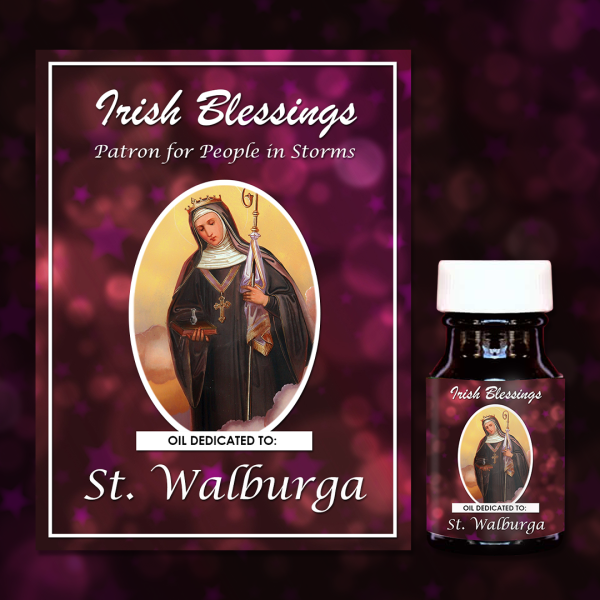 St Walburga healing oil (patron people in storms)