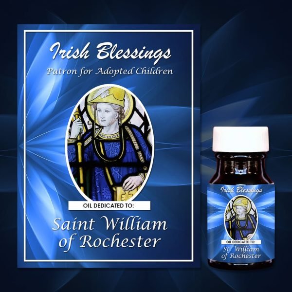 Oil Dedicated to St William of Rochester (Patron for Adopted Children)