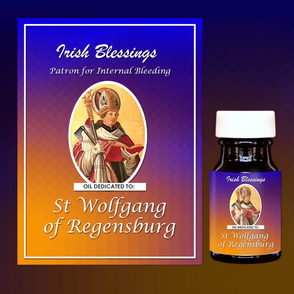 Oil Dedicated to St Wolfgang of Regensburg (Patron for Internal Bleeding)