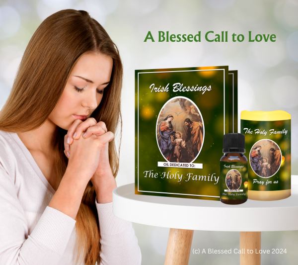 The Holy Family Oil and Candle Set - Image 6