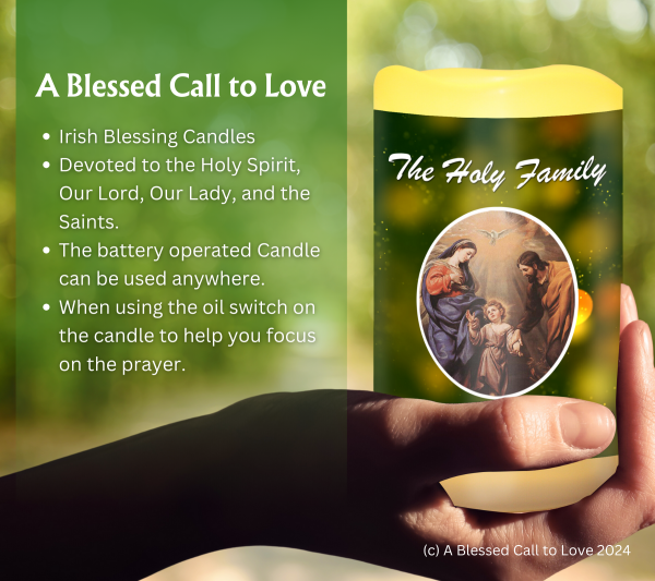 The Holy Family Oil and Candle Set - Image 8