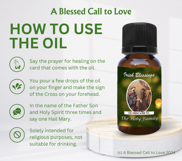 The Holy Family Oil and Candle Set - Image 9