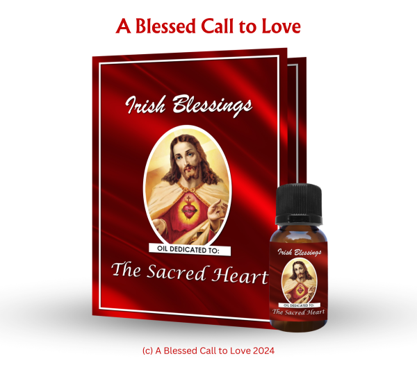 The Sacred Heart Oil and Candle Set - Image 3