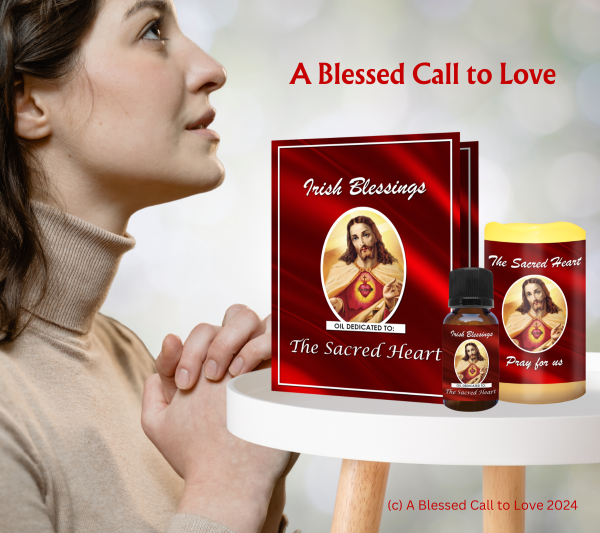 The Sacred Heart Oil and Candle Set - Image 7