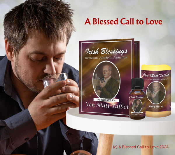 Ven Matt Talbot (Overcame Alcoholic Addiction)Oil and Candle Set - Image 6