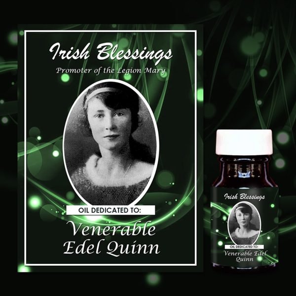 Oil Dedicated to Venerable Edel Quinn (promoter of the Legion of Mary)