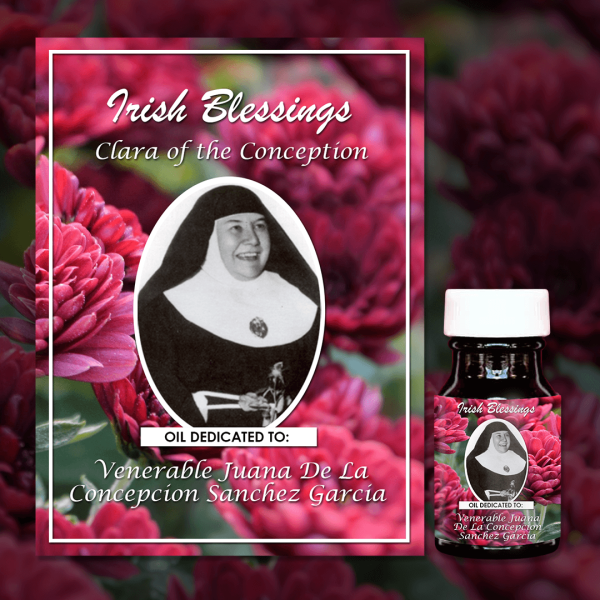 Oil Dedicated to Venerable Juana De La Concepcion Sanchez Garcia (Clara of the Conception)
