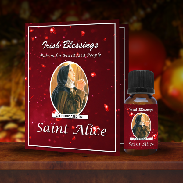St Alice (Patron for Paralyzed People) - Christmas Oil