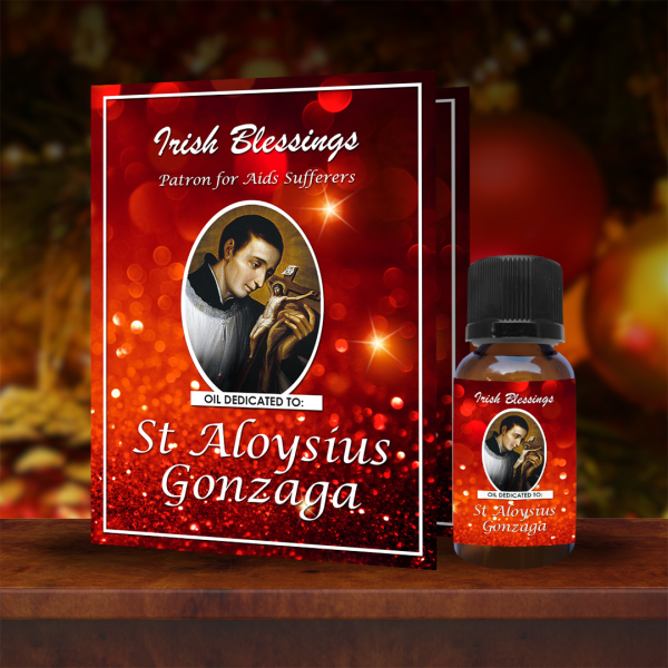 St Aloysius Gonzaga (Patron for Aids Sufferers) - Christmas Oil