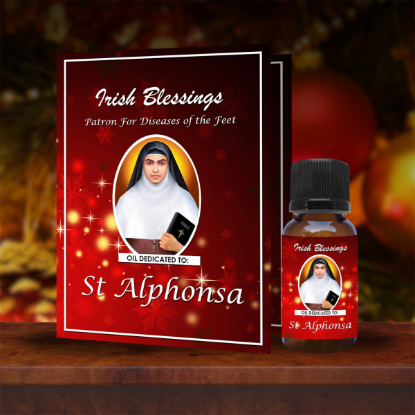 St Alphonsa (Patron For Diseases of the Feet) - Christmas Oil