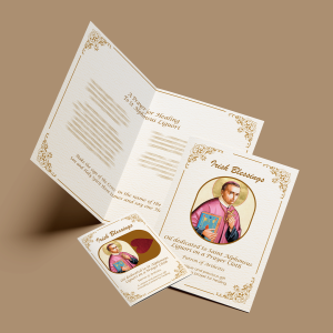 Saint Alphonsus Liguori (Patron of Arthritis) - Prayer Cloth Card