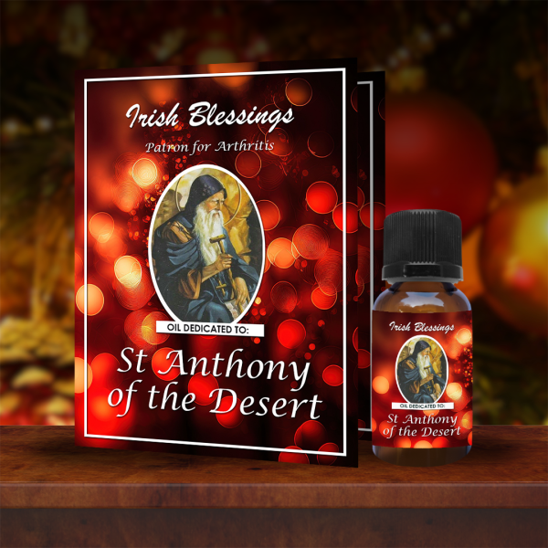 St Anthony of the Desert (Patron for Skin Problems) - Christmas Oil