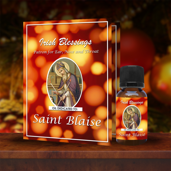 St Blaise (Patron for Ear, Nose and Throat) - Christmas Oil