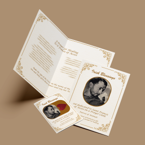 Saint Francis of Assisi (Patron of Animals) - Prayer Cloth Card