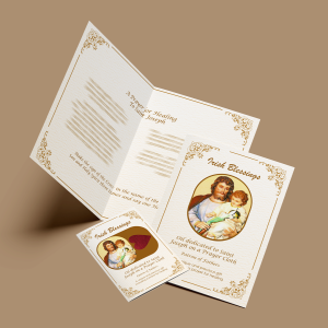 Saint Joseph (Patron of Fathers) - Prayer Cloth Card