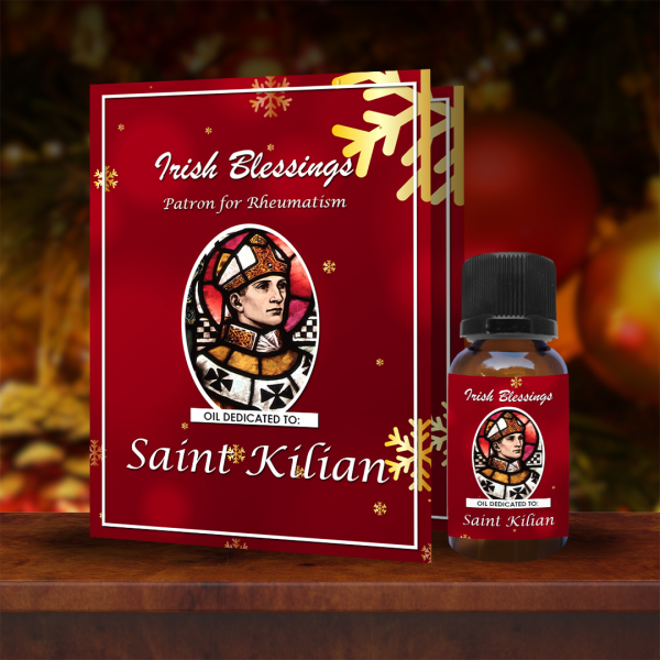 St Kilian (Patron for Rheumatism) - Christmas Oil