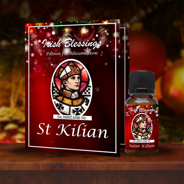 St Kilian (Patron for Rheumatism) - Christmas Oil