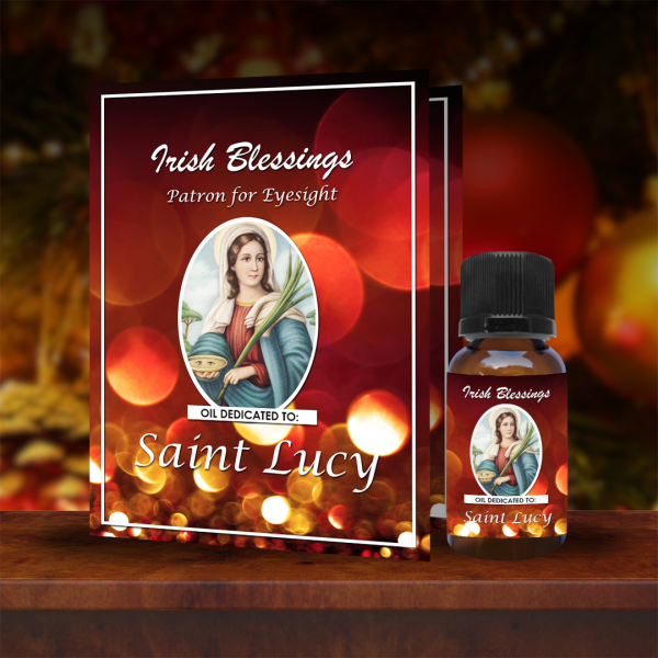 St Lucy (Patron for Eyesight) - Christmas Oil