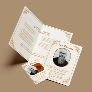 Saint Maximilian Kolbe (Patron of those who Struggle with Drug Addiction) - Prayer Cloth Card