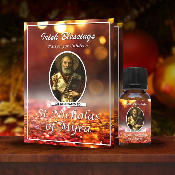 St Nicholas of Myra (Patron for Children) - Christmas Oil