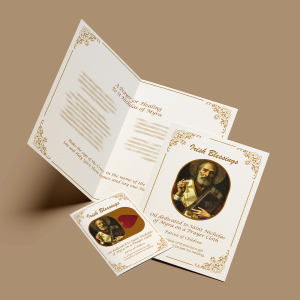 Saint Nicholas of Myra (Patron of Children) - Prayer Cloth Card